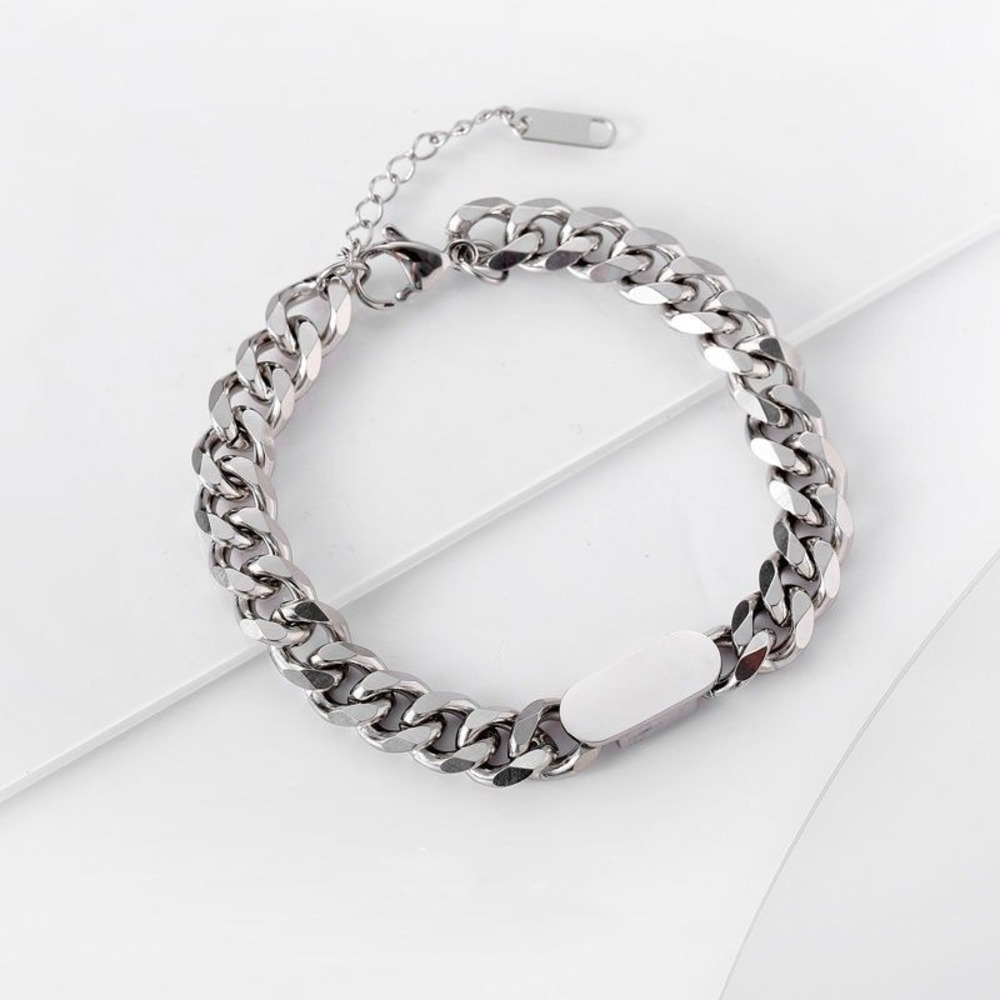 ブレスレット CHRONOM チェーン 通販 チェーンブレスレット プレート