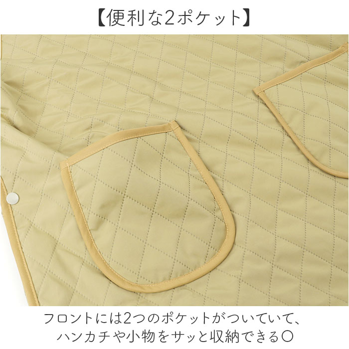 エプロン 裏ボア 通販 かぶりエプロン 前掛け...の詳細画像4