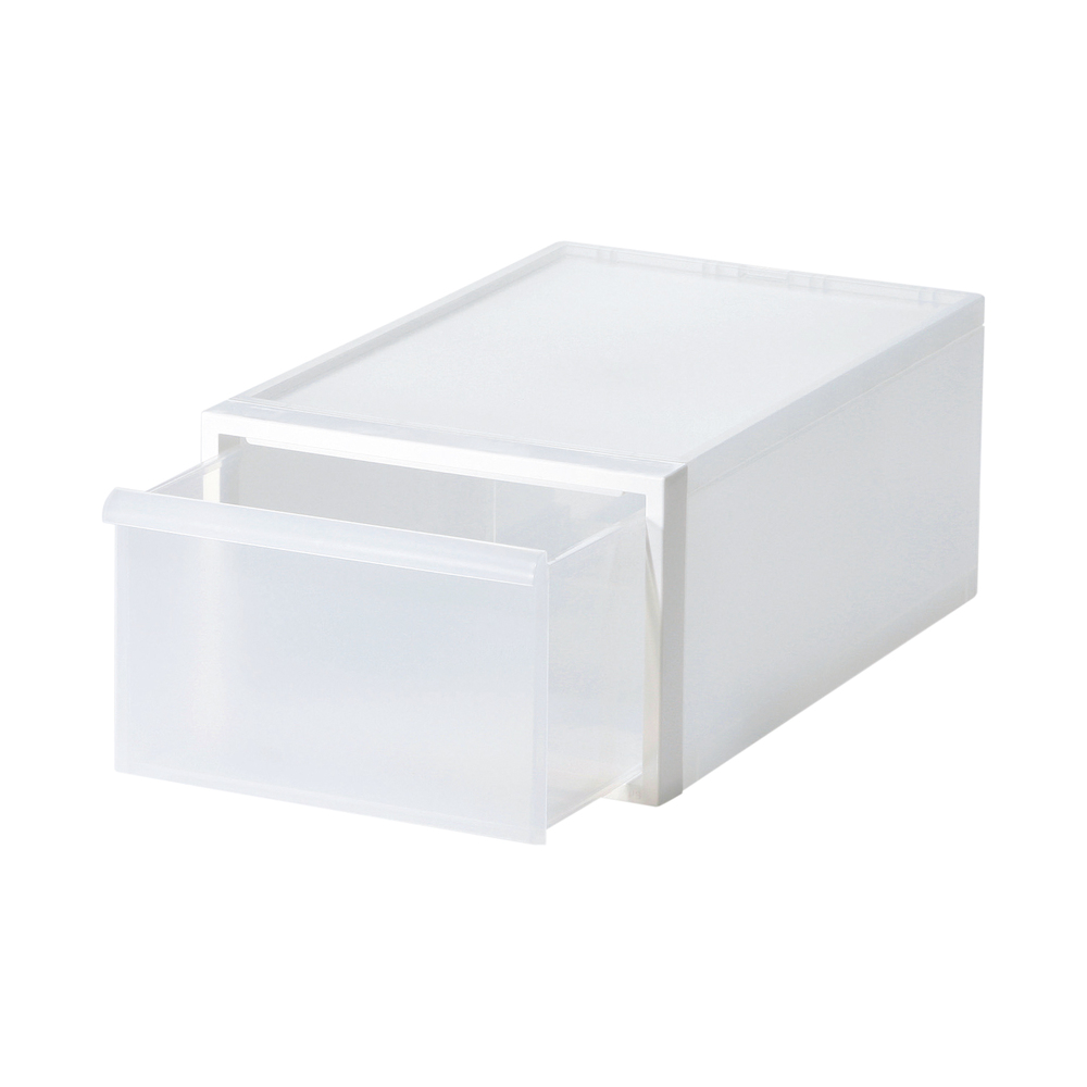 クローゼット収納 引き出し 通販 日本製 押し入れ収納ケース 衣類ケース 衣装ケース スタッキング 収納ボックス Mサイズ 衣類 衣装 おしゃれ シンプル 収納 | Like-it | 01