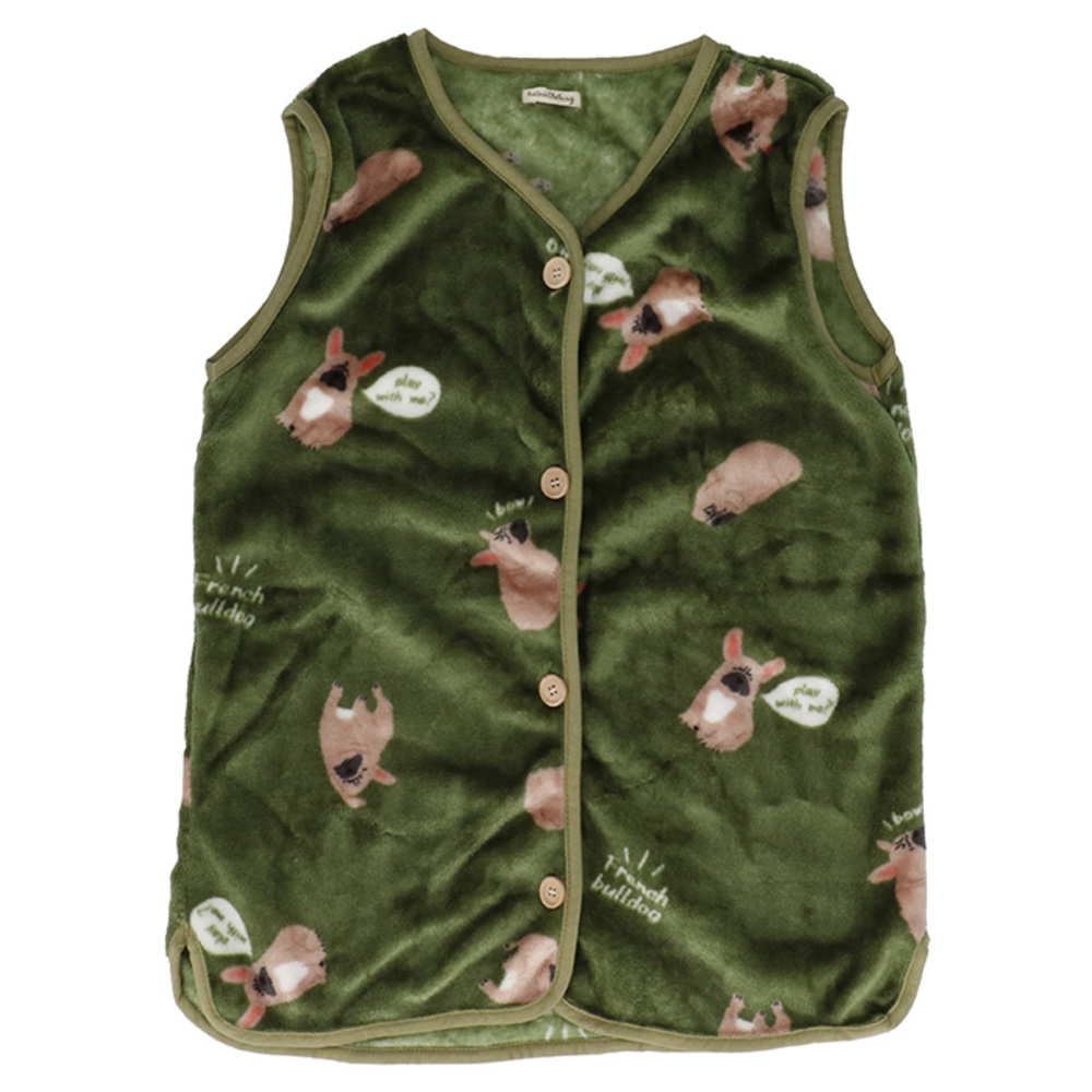 スリーパー キッズ 通販 ベスト 着る毛布 パジャマ ルームウェア 前開き 半そで ボタン 寒さ対策 防寒対策 軽量 寝冷え防止 男の子 女の子 もこもこ 暖かい |  | 10