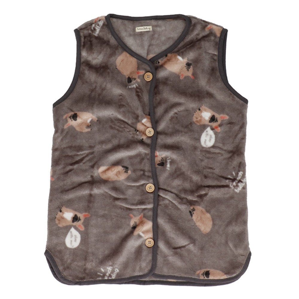 スリーパー キッズ 通販 ベスト 着る毛布 パジャマ ルームウェア 前開き 半そで ボタン 寒さ対策 防寒対策 軽量 寝冷え防止 男の子 女の子 もこもこ 暖かい |  | 11