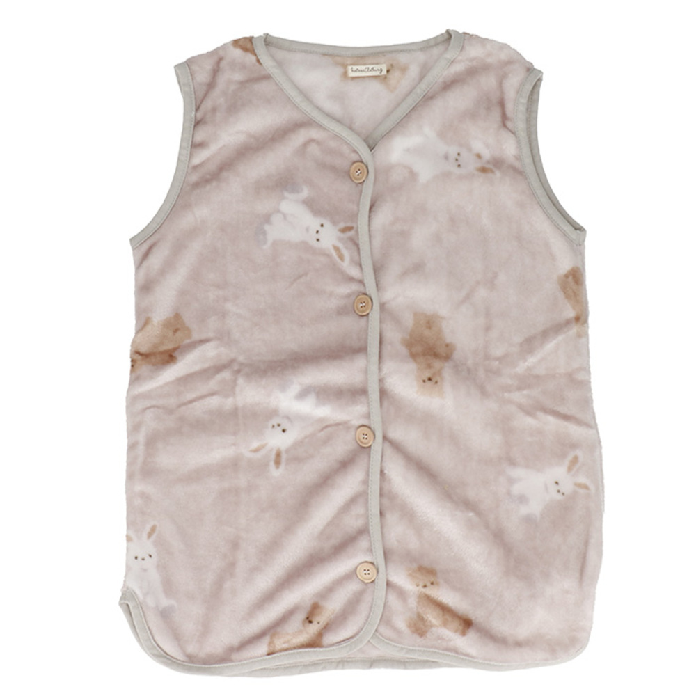 スリーパー キッズ 通販 ベスト 着る毛布 パジャマ ルームウェア 前開き 半そで ボタン 寒さ対策 防寒対策 軽量 寝冷え防止 男の子 女の子 もこもこ 暖かい |  | 08