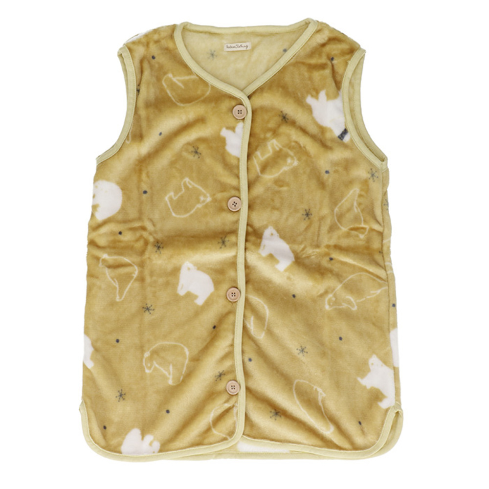 スリーパー キッズ 通販 ベスト 着る毛布 パジャマ ルームウェア 前開き 半そで ボタン 寒さ対策 防寒対策 軽量 寝冷え防止 男の子 女の子 もこもこ 暖かい |  | 06