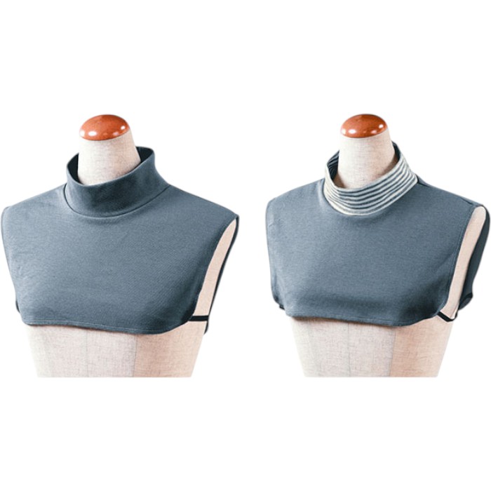 つけ襟 タートルネック 2枚組 重ね着風 レディース 通販 付け襟 付け衿 タートル つけえり ネックカバー 首元 あったか あたたかい 暖かい 首回り 寒さ対策 | BACKYARD FAMILY | 02