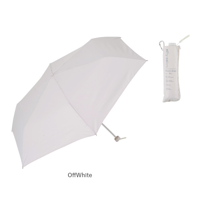 折りたたみ傘 レディース メンズ 折り畳み傘 コンパクト折りたたみ傘 55cm 傘 雨傘 大きい 大きめ 耐風 丈夫 かさ ピーチドロップ 無地｜backyard-1｜24