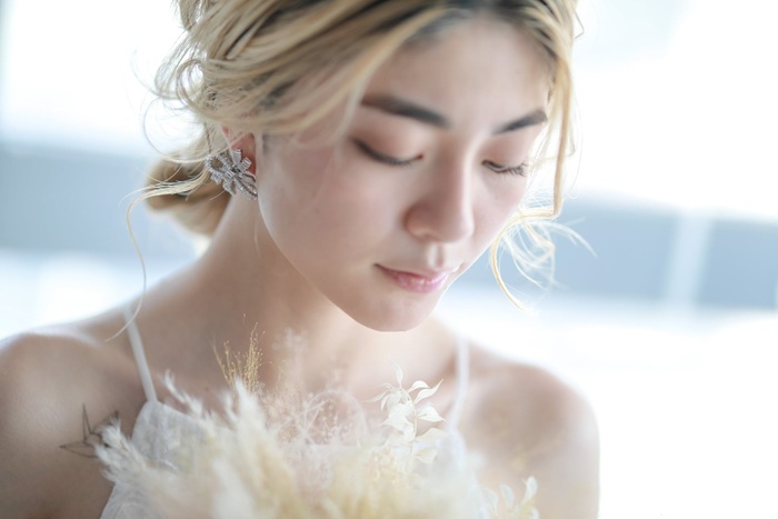 Just Married ピアス E-111 通販 スタッドピアス リボンピアス リボン 大きい レディース キュービックジルコニア 大人 女性 花嫁 結婚式 プレゼント |  | 11