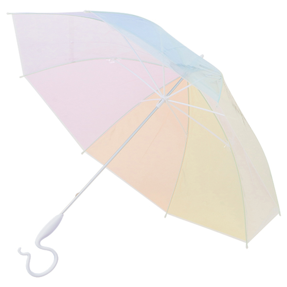 ビニール傘 かわいい ブランド エバーイオン カラフル701 おしゃれビニール傘 雨傘 レディース 長傘 おしゃれ 60cm グラスファイバー 婦人傘｜backyard-1｜05