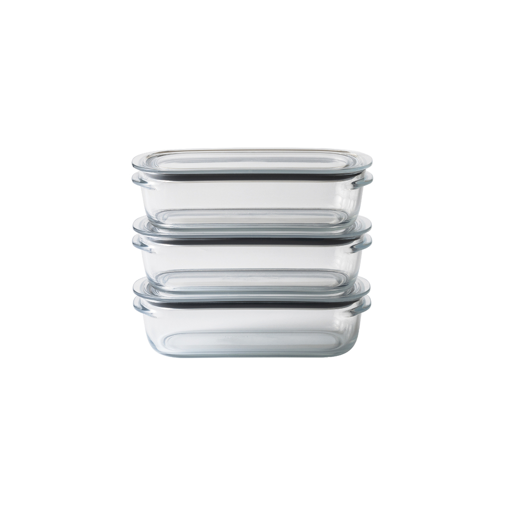 ライクイット保存容器 通販 Mサイズ 3個セット 四角 フードコンテナ 保存容器 キャニスター プラスチック 耐熱 電子レンジＯＫ 食洗器 冷凍庫ＯＫ 作り置き | Like-it | 01