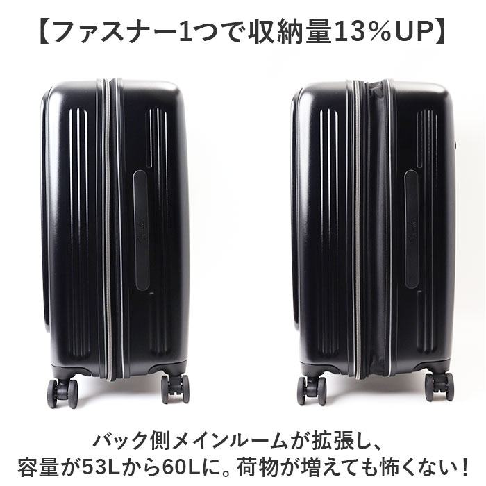 Fender フェンダー キャリーバッグ M 950-4501 通販 スーツケース キャリーバック Mサイズ フロントオープン 軽量 軽い 静音キャスター ストッパー 拡張 |  | 16