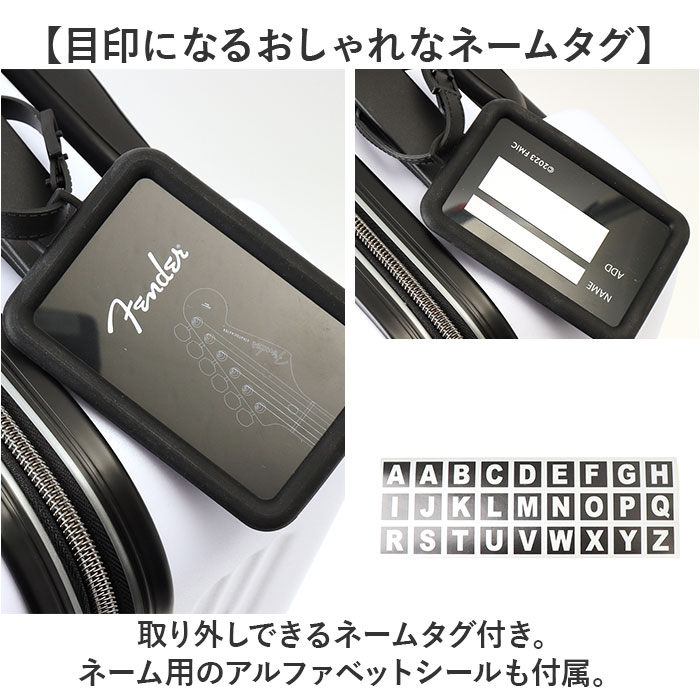 Fender フェンダー キャリーバッグ M 950-4501 通販 スーツケース キャリーバック Mサイズ フロントオープン 軽量 軽い 静音キャスター ストッパー 拡張 |  | 18