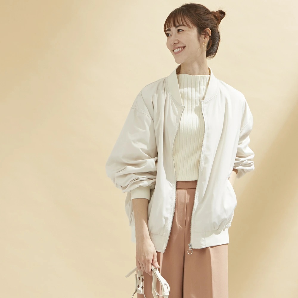 ブルゾン レディース 薄手 通販 ジャンパー ジャケット