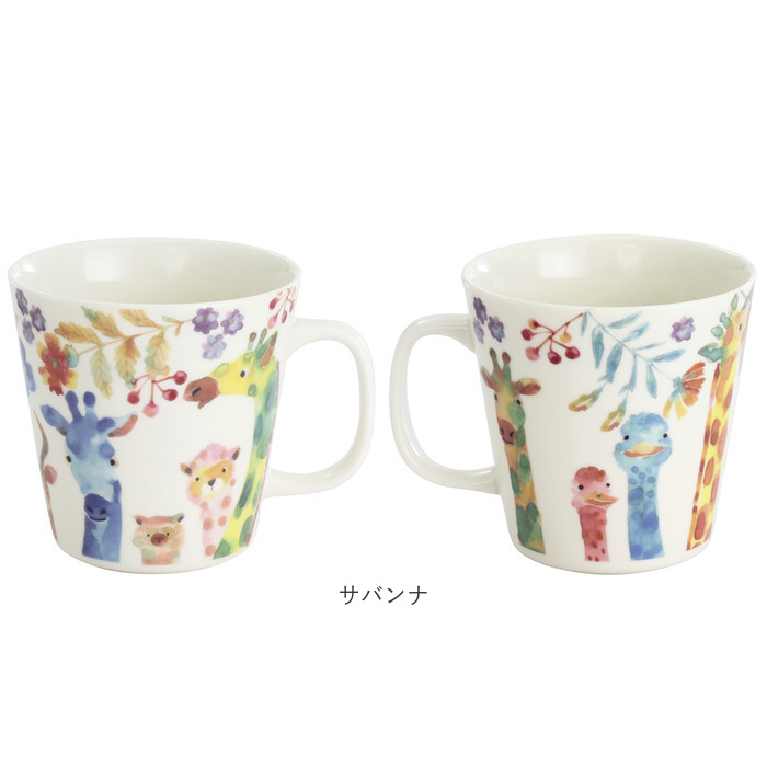 セラミック藍 マグカップ 通販 日本製 マグ カップ ふぁんFUN 湯呑み コップ 美濃焼 食器 動物 アニマル 電子レンジ対応 食洗機対応 ギフト | BACKYARD FAMILY | 14