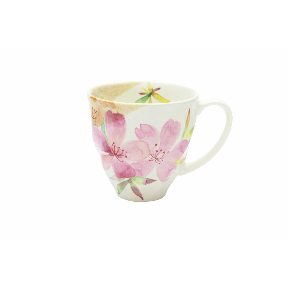 マグカップ 木箱入り 通販 日本製 マグ カップ コップ 陶器 セラミック 岐阜県多治見 美濃焼 ＆藍 花 はな 柄 花ものがたり 還暦祝い 古希 かわいい 可愛い |  | 04