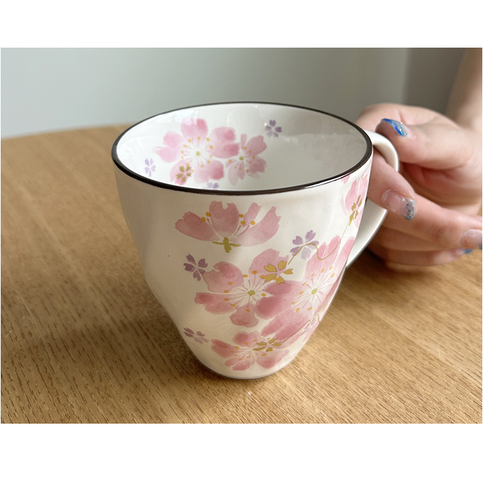 マグカップ 木箱入り 通販 日本製 マグ カップ コップ 陶器 セラミック 岐阜県多治見 美濃焼 ＆藍 花 はな 柄 花ものがたり 還暦祝い 古希 かわいい 可愛い |  | 18