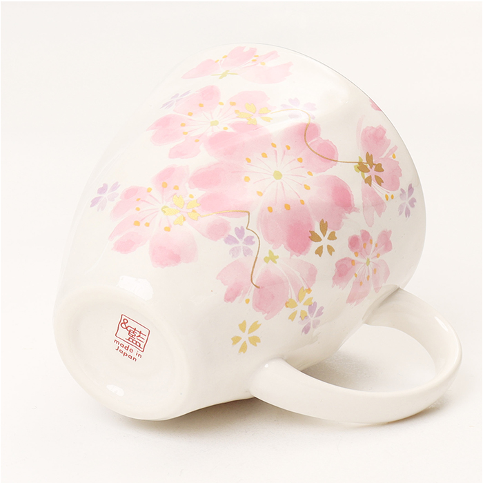 マグカップ 木箱入り 通販 日本製 マグ カップ コップ 陶器 セラミック 岐阜県多治見 美濃焼 ＆藍 花 はな 柄 花ものがたり 還暦祝い 古希 かわいい 可愛い |  | 21