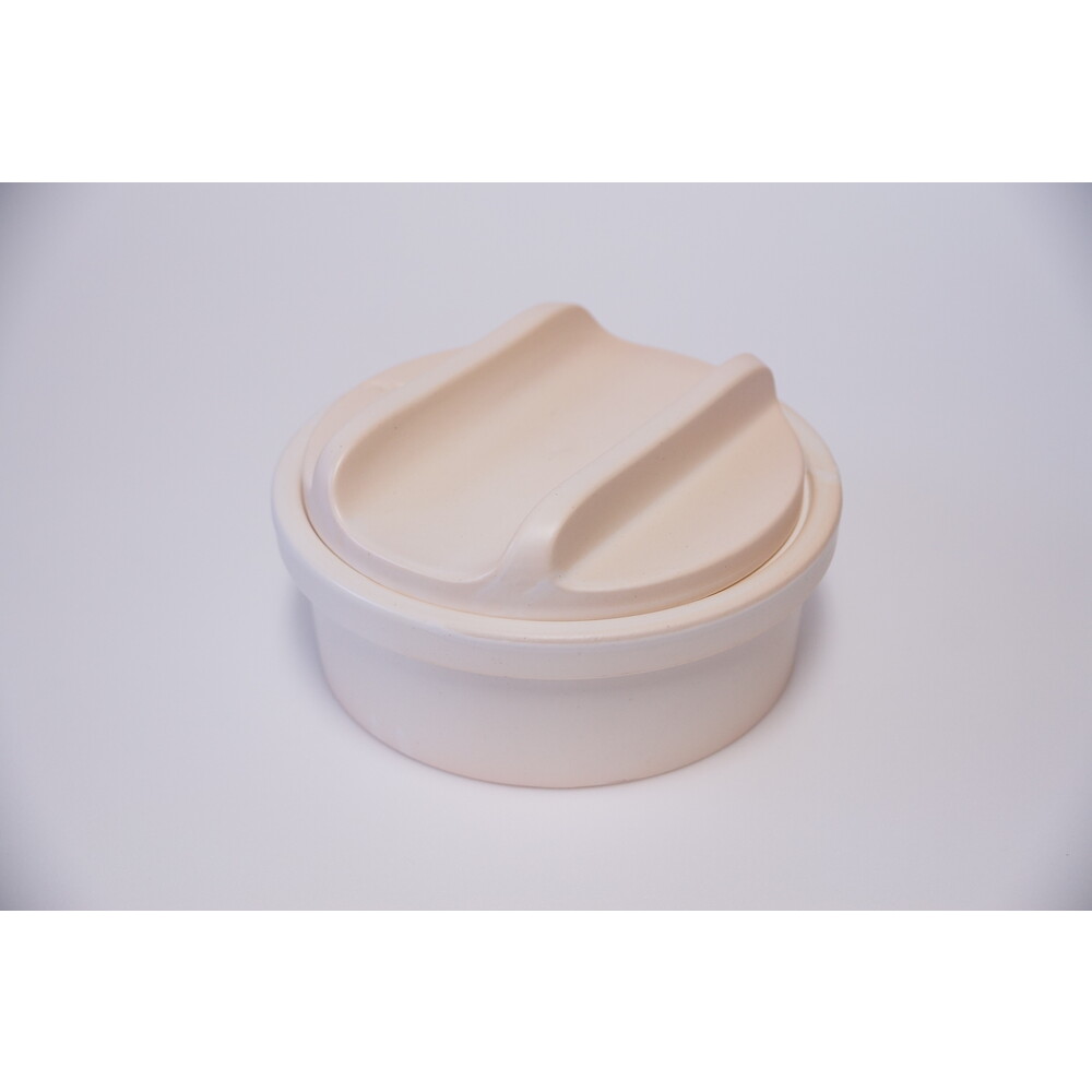 ハイム 通販ハイム hime 土鍋 一人用 クッカー ソロキャンプ 鍋 なべ 調理器具 ソロ 直火 陶器 波佐見焼 キャンプ用品 おしゃれ 防災 食洗機対応 日本製 | アール | 02