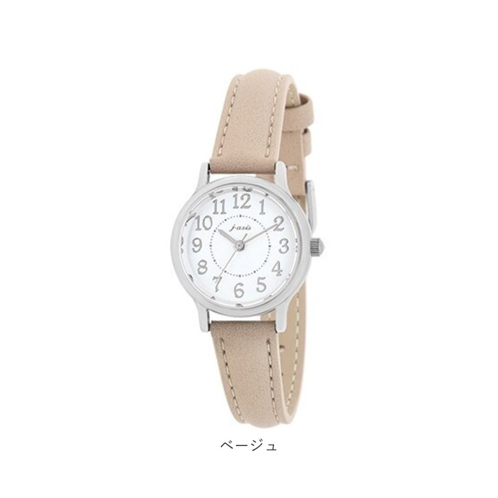 ジェイアクシス 腕時計 通販 J-AXIS HL281 リストウォッチ 時計 ウォッチ レディース 合皮 ベルト フェイクレザー アナログ 3針 おしゃれ かわいい 大人 | J-AXIS | 08
