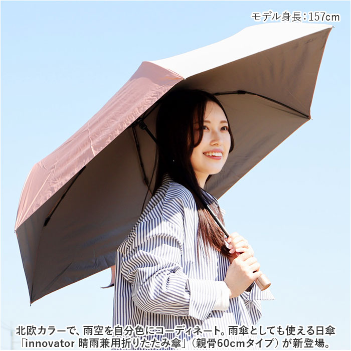 折りたたみ傘 晴雨兼用 通販 傘 60cm 晴...の詳細画像1