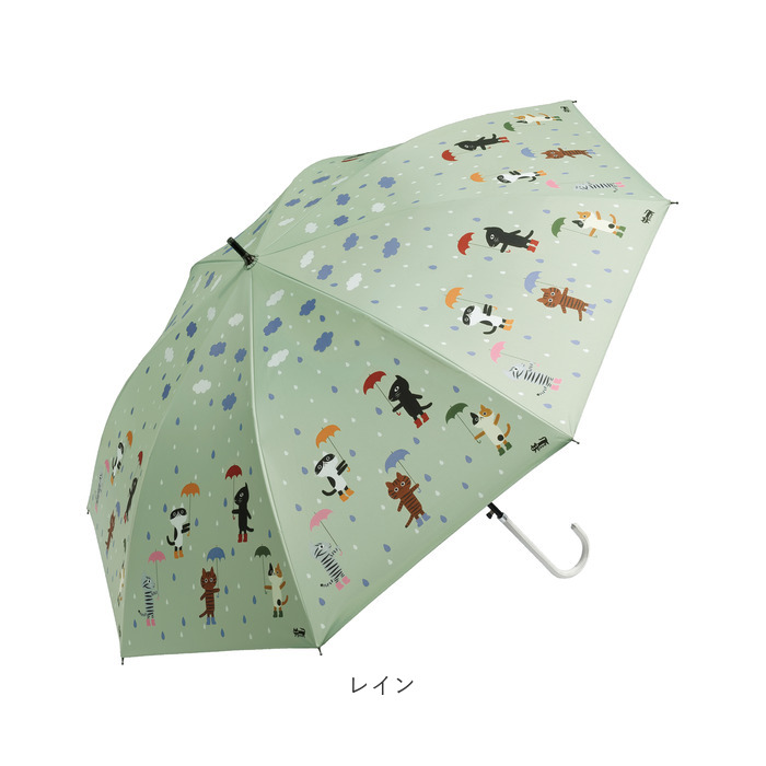 傘 レディース 晴雨兼用 通販 糸井忠晴 グッズ 58cm ジャンプ傘 長傘 雨傘 日傘 晴雨兼用傘 ワンタッチ 8本骨 かさ グラスファイバー骨 丈夫 UVカット | BACKYARD FAMILY | 15