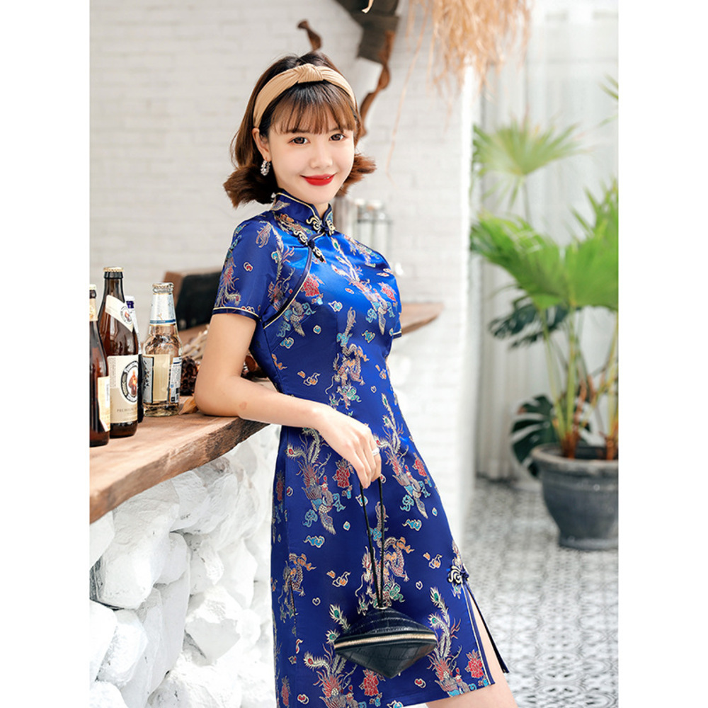 チャイナドレス ミニ 通販 チャイナ服 チャイナ ワンピース