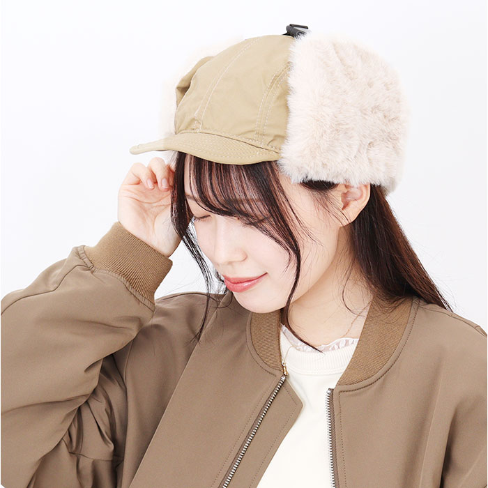 kiu 帽子 キウ K382 通販 2WAY フライトキャップ パイロットキャップ トラッパー キャップ 耳当て付き帽子 耳あて レディース メンズ 撥水 冬 秋冬 | KiU | 15