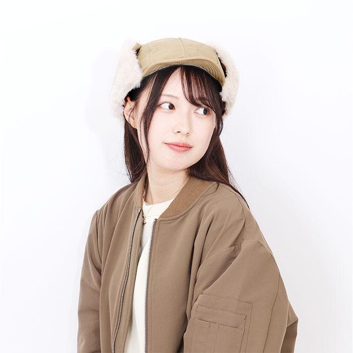 kiu 帽子 キウ K382 通販 2WAY フライトキャップ パイロットキャップ トラッパー キャップ 耳当て付き帽子 耳あて レディース メンズ 撥水 冬 秋冬 | KiU | 17