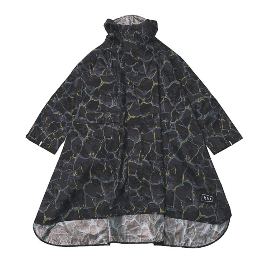 kiu キウ レインコート ポンチョ 通販 ポンチョスリーブ レインポンチョ 雨具 雨合羽 かっぱ 合羽 カッパ フルジップアップ フード ハイネック ポケット | KiU | 13