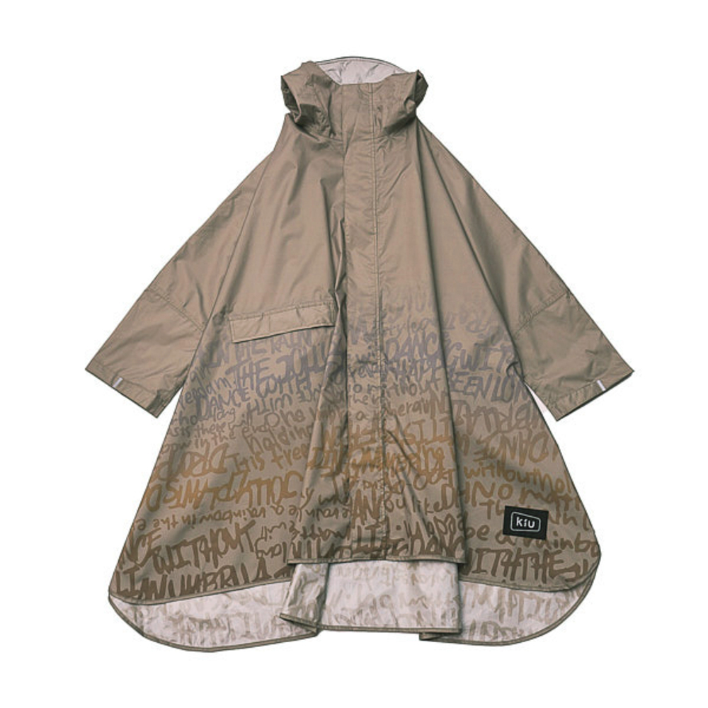 kiu キウ レインコート ポンチョ 通販 ポンチョスリーブ レインポンチョ 雨具 雨合羽 かっぱ 合羽 カッパ フルジップアップ フード ハイネック ポケット | KiU | 16