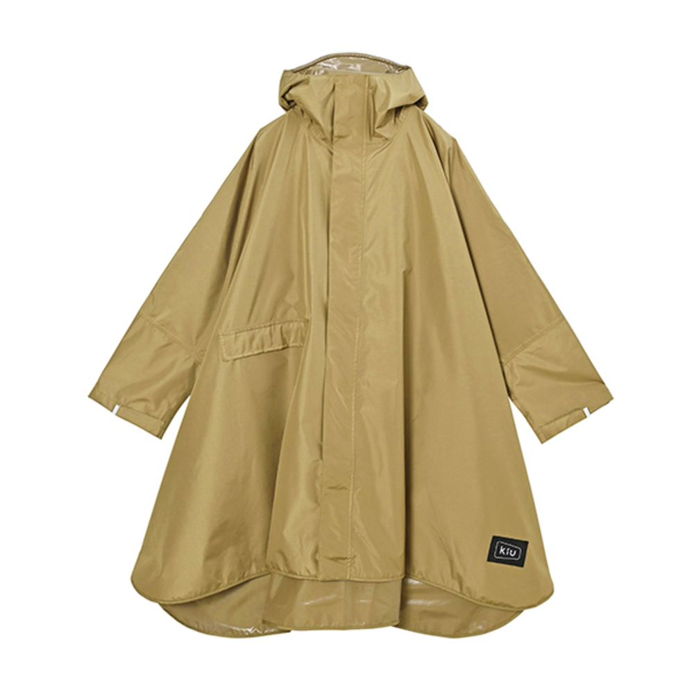 kiu キウ レインコート ポンチョ 通販 ポンチョスリーブ レインポンチョ 雨具 雨合羽 かっぱ 合羽 カッパ フルジップアップ フード ハイネック ポケット | KiU | 08