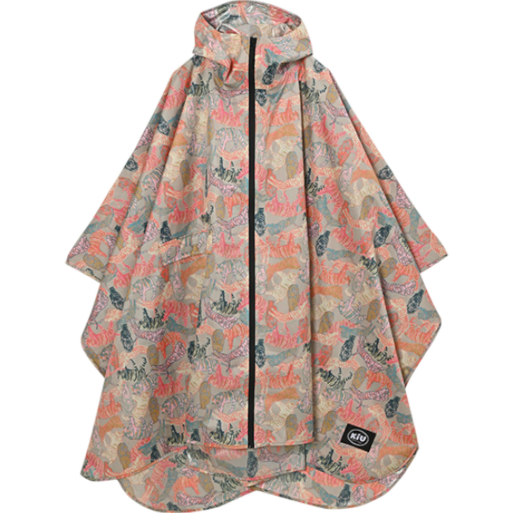 kiu キウ レインコート ポンチョ 通販 ポンチョスリーブ レインポンチョ 雨具 雨合羽 かっぱ 合羽 カッパ フルジップアップ フード ハイネック アウトドア | KiU | 09