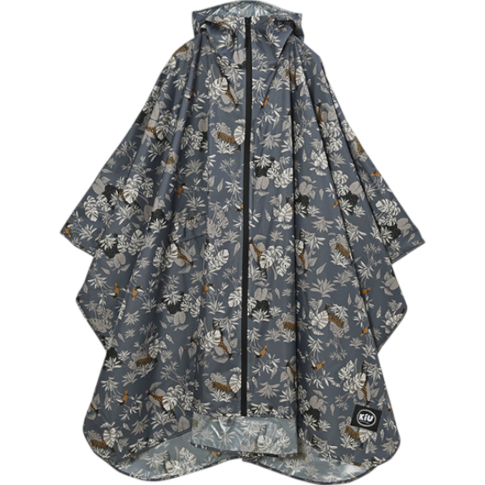 kiu キウ レインコート ポンチョ 通販 ポンチョスリーブ レインポンチョ 雨具 雨合羽 かっぱ 合羽 カッパ フルジップアップ フード ハイネック アウトドア | KiU | 04