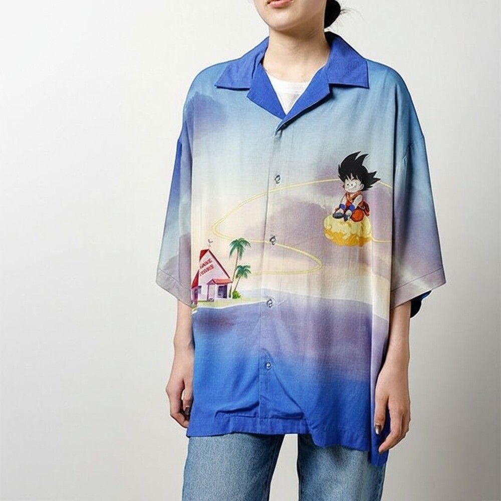 アロハシャツ キャラジャン 通販 シャツ プリントシャツ カジュアル