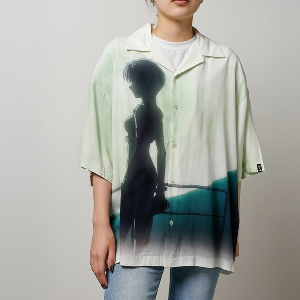 アロハシャツ キャラジャン 通販 シャツ プリントシャツ カジュアル