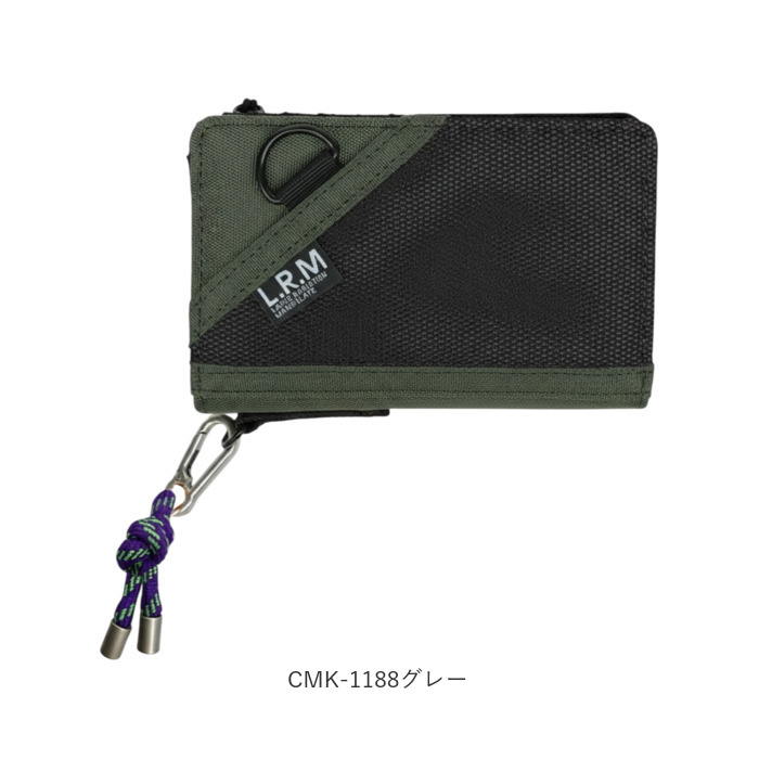 LRM 財布 CMK-1188 通販 メンズ 二つ折り財布 2つ折り財布 お財布 折り財布 折りたたみ財布 小銭入れあり L字ファスナー さいふ サイフ カラビナ付き | L.R.M | 10