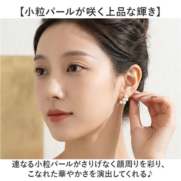 レディース イヤリング 大人 通販 耳飾り イアリング パール 小ぶり アクセサリー ノンホールピアス レディースジュエリー 女性 かわいい | BACKYARD FAMILY | 01
