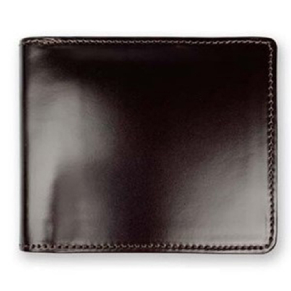 【新品】定価23,100円 レーデルオガワコードバン 二つ折り財布 チョコ 財布 メンズ 二つ折り 本革 通販 日本製 二つ折り財布 2つ折り財布