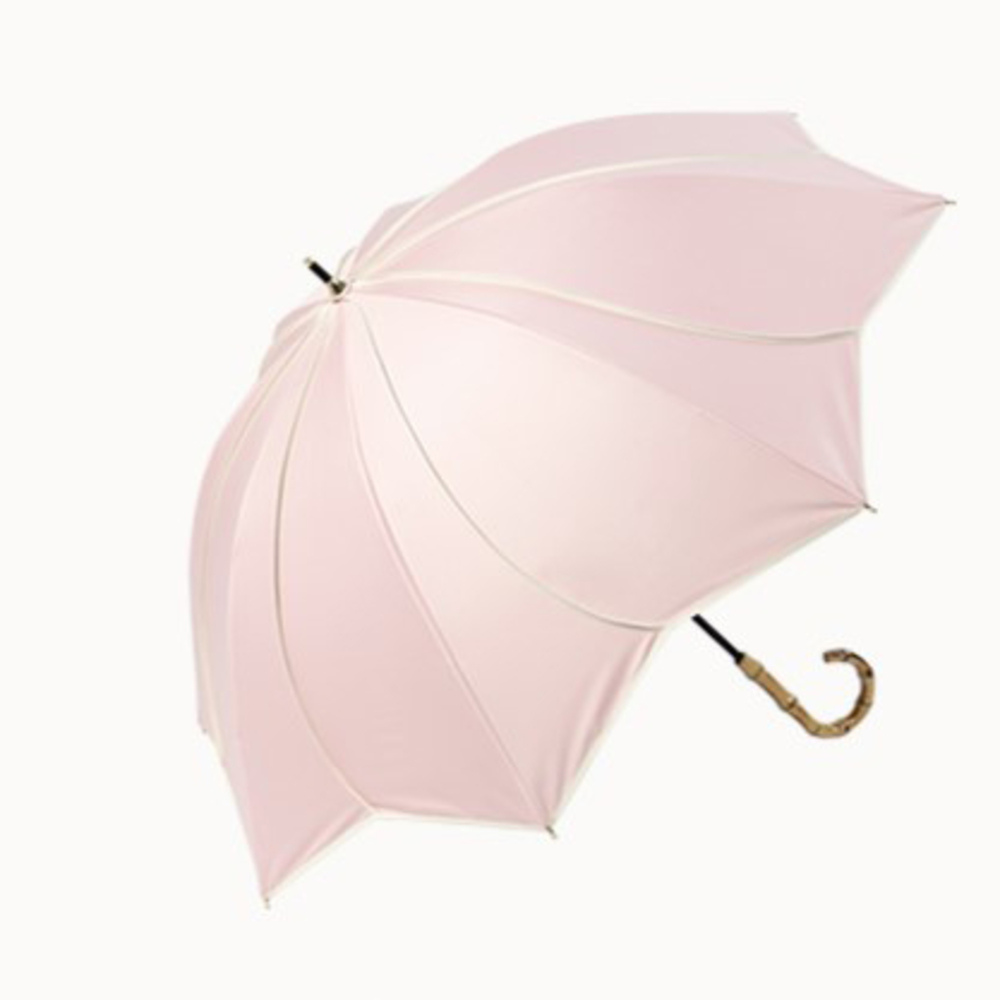 ひかさ KIZAWA 日傘 UVカット 100 遮光 長傘 通販 花びら傘 ショート 軽量