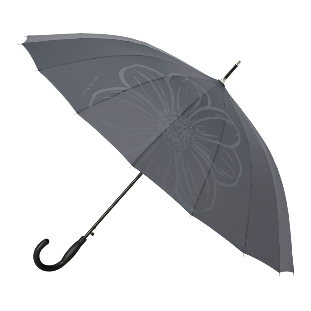 雨に撃たれる。。 22cm❌16cmパネルキャンパス 傘 レディース 晴雨兼用 定番 mabu 16本 晴雨兼用傘 長傘