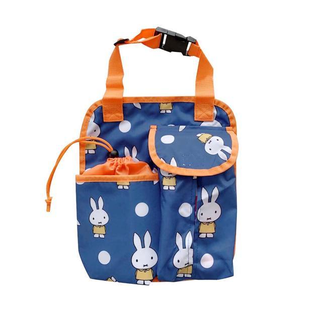 車 通販車 収納 ポケット シートバックポケット ベビーカー おしゃれ かわいい キャラクター ミッフィー miffy × Nicott ティッシュカバー 保冷 保温｜backyard-1｜03