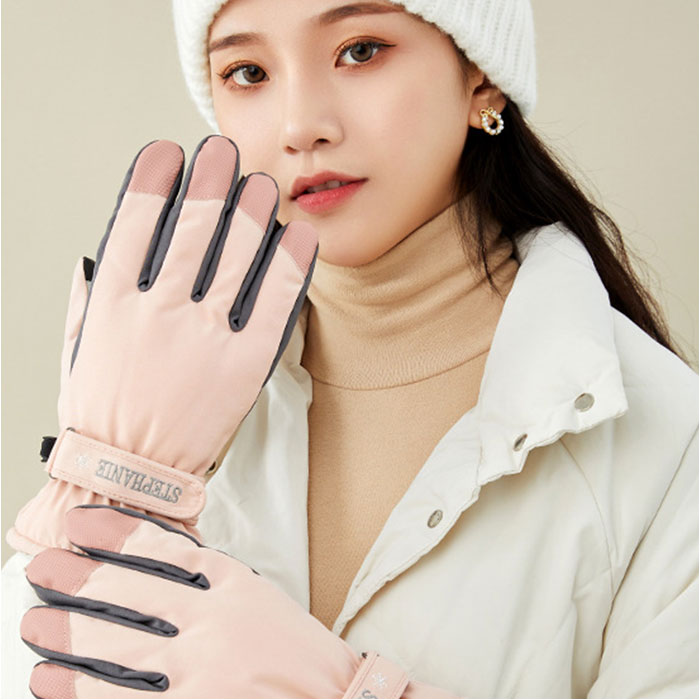 スキー グローブ 手袋 レディース 通販 バイクグローブ スキー手袋 スキーグローブ てぶくろ 裏起毛 スマホ操作可能 滑り止め すべり止め 撥水 超撥水 防寒 |  | 05