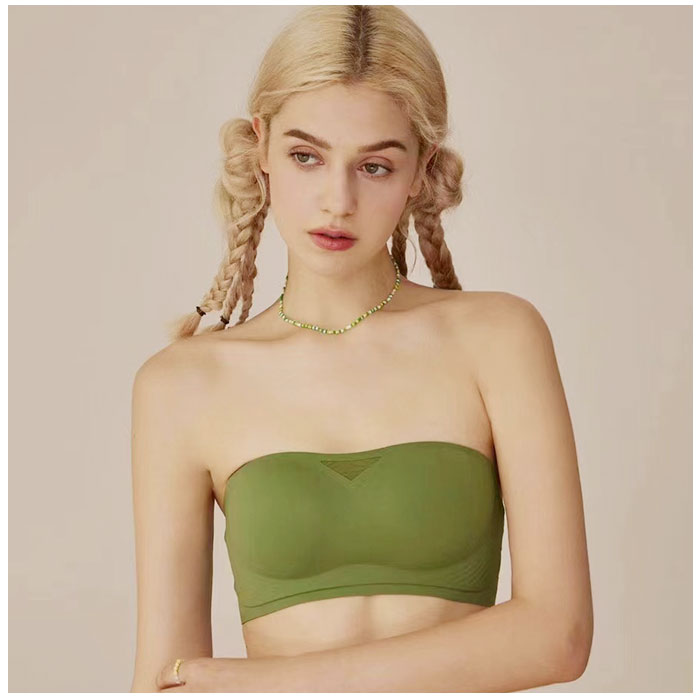 ストラップレスブラ 落ちない チューブトップ ...の詳細画像4