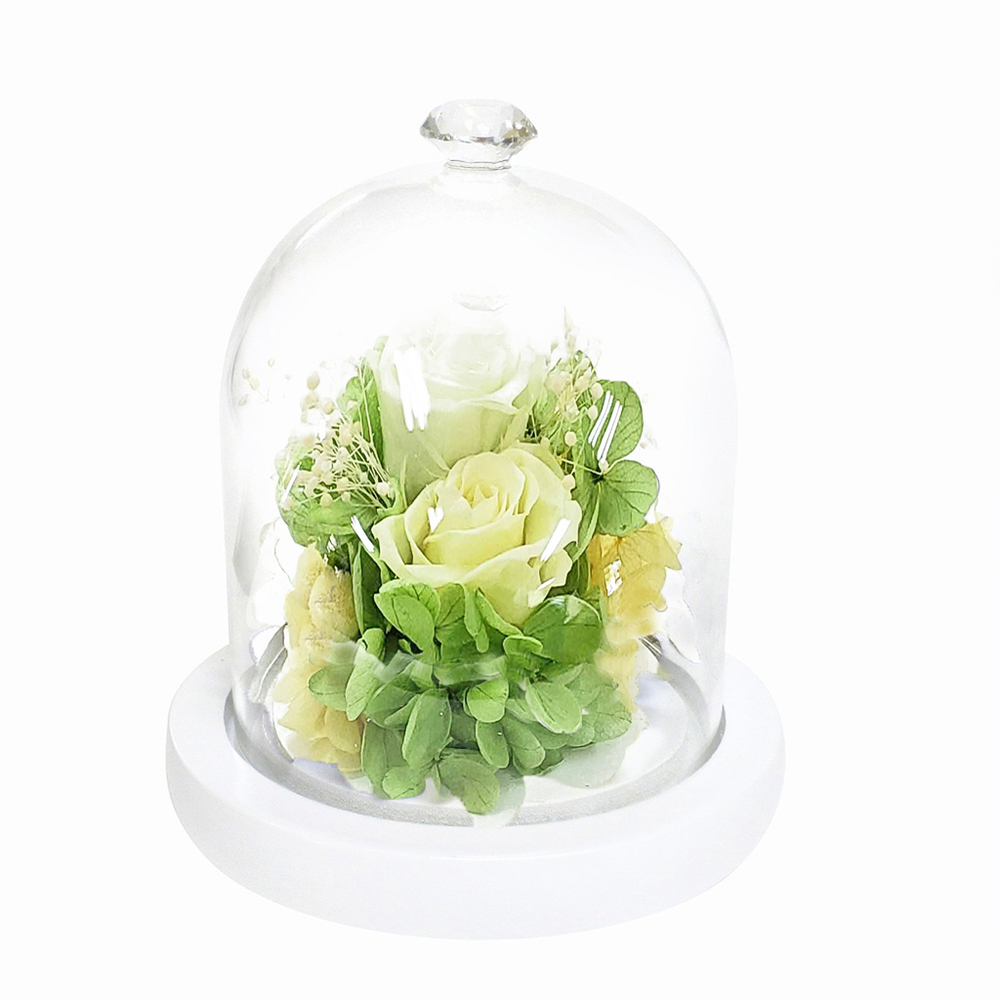 プリザーブドフラワー ガラスドーム 通販 モチーフドーム