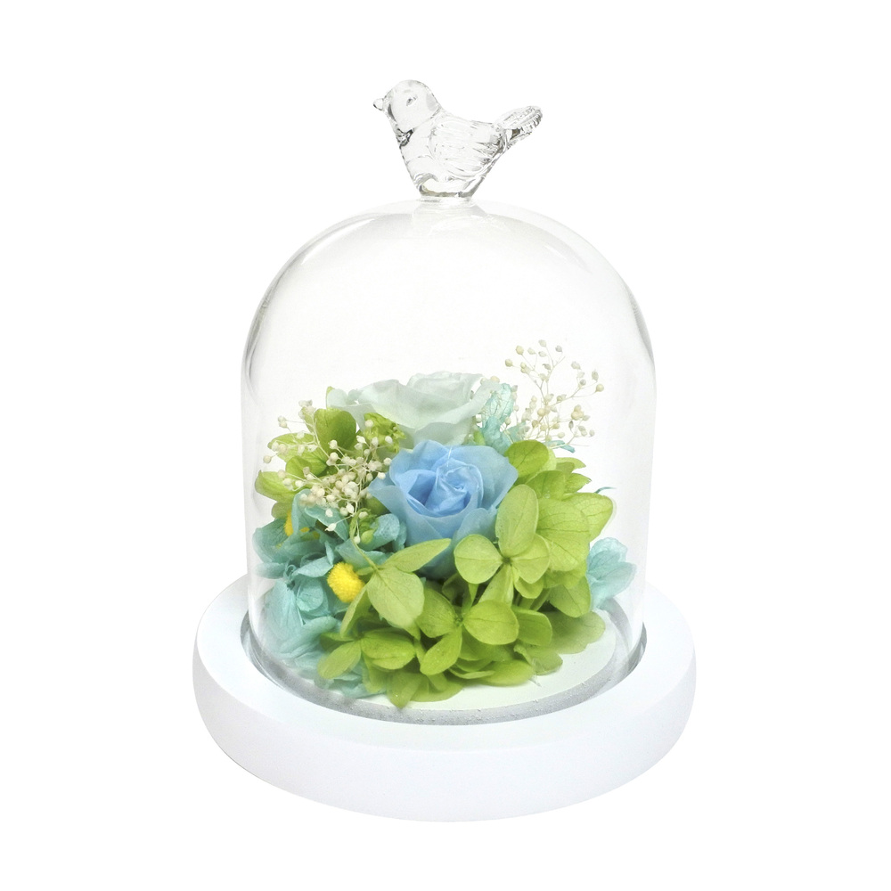プリザーブドフラワー ガラスドーム 通販 モチーフドーム