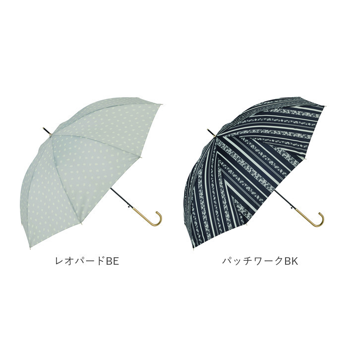 傘 晴雨兼用 レディース 60cm 長傘 雨傘 晴雨兼用傘 ワンタッチ傘 日傘 ジャンプ傘 amusant sous la pluie｜backyard-1｜33