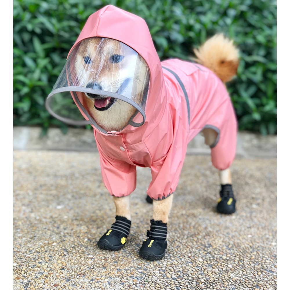 犬 レインコート 小型犬 中型犬 犬レインコート 犬レインコート 犬用レインコート ペットレインコート カッパ 帽子付 雨具 雨の日 防水 散歩お散歩｜backyard-1｜02