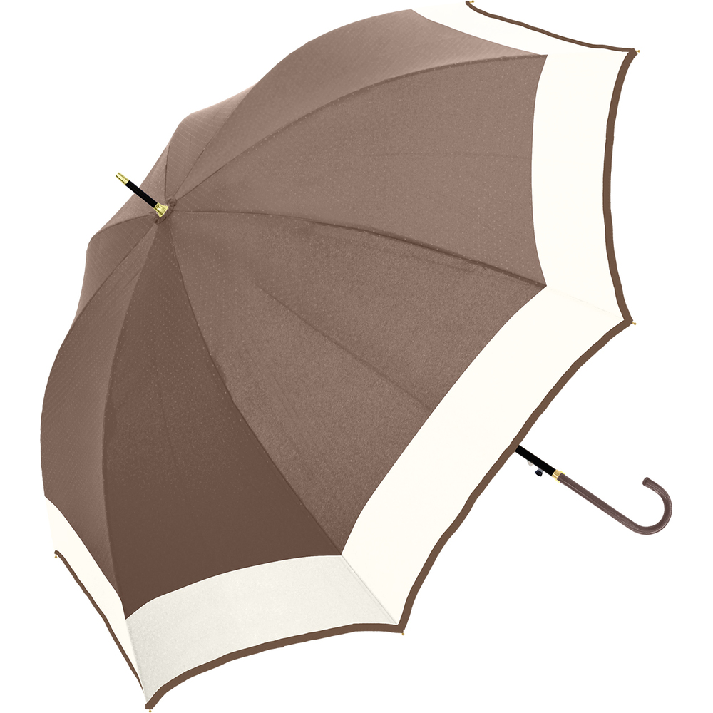 NaturalBasic ジャンプ傘 60cm レディース グラスファイバー傘