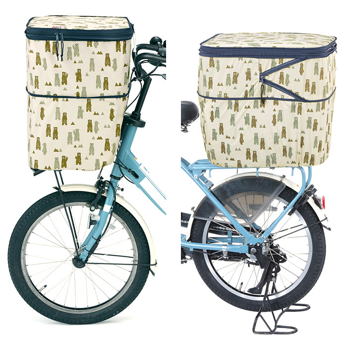 自転車 かご カバー 前 後ろ セット 通販 2段式 二段 前後セット 後ろかごカバー 前カゴカバー バスケットカバー 自転車かご 前かご 後ろカゴ かごカバー |  | 09