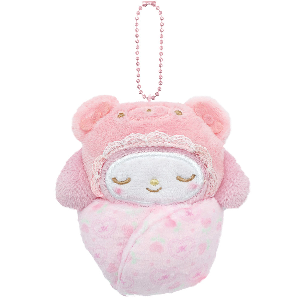未使用❤︎ sanrio ぬいぐるみ　キーホルダー　マスコット　サンリオ　グッズ sanrio マスコットキーホルダー 通販 おくるみマスコット