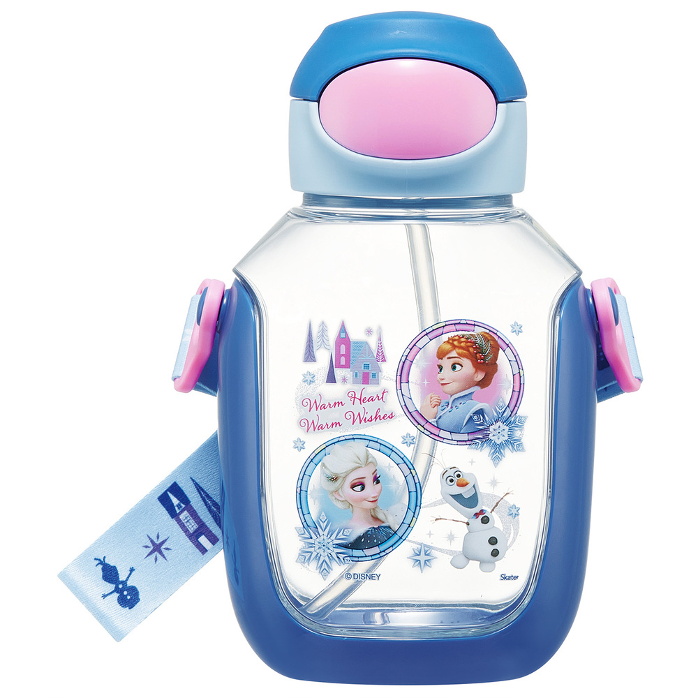 水筒 ストロー 子供 クリアボトル キッズ水筒 ストローボトル ワンプッシュ 約 500ml 530...