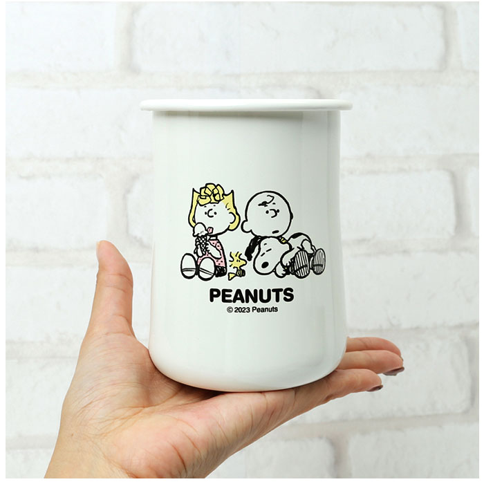 カトラリースタンド スヌーピー 通販 カトラリー スタンド カトラリー立て ホーローカトラリースタンド おしゃれ 琺瑯 ほうろう かわいい 可愛い 卓上 整理 |  | 08